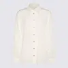 Givenchy Long-sleeve Silk Shirt In White