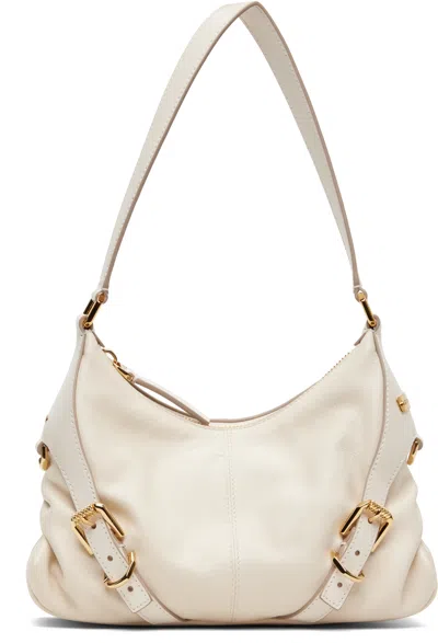 Givenchy Off-white Voyou Small Harness Bag In 105-ivory