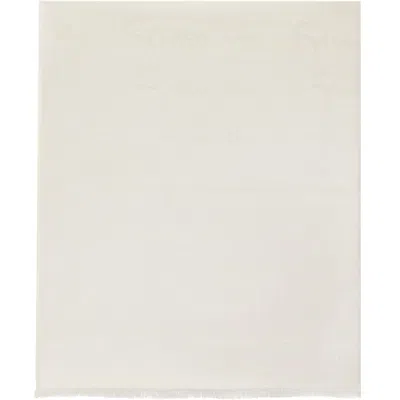 Givenchy Off-white ' Signature' Scarf In Ivory