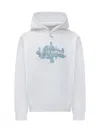 Givenchy Oversized Graphic Print Hoodie With Kangaroo Pocket In White