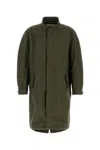 Givenchy Stamp Cotton-blend Raincoat In Brown