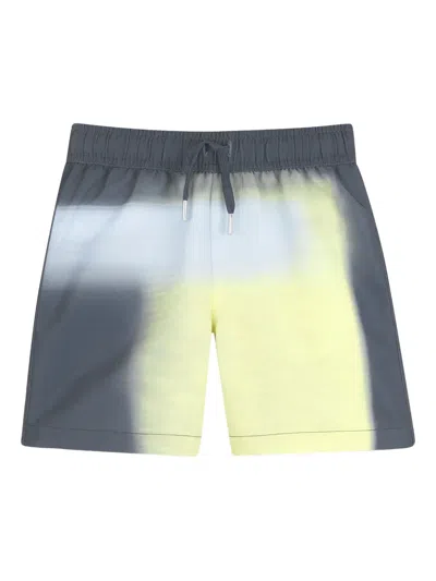 Givenchy Kids' Ombre Drawstring Swimwear In Gray