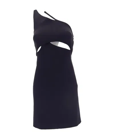 GIVENCHY ONE-SHOULDER CUT-OUT DETAIL MINI DRESS