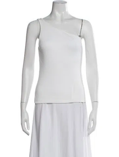 Pre-owned Givenchy One-shoulder Sleeveless Top In Neutrals