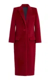 Givenchy Coat In Alpaca Wool In Red