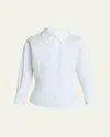 Givenchy Open Cotton Shirt In White
