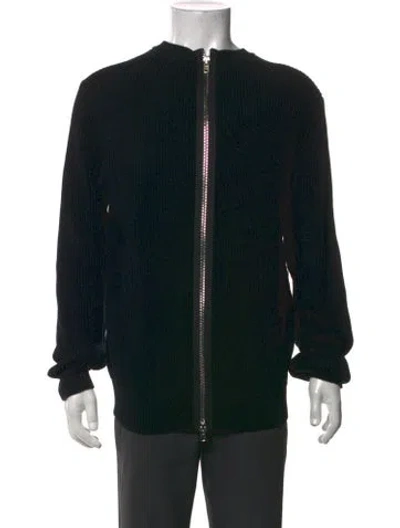 Pre-owned Givenchy Open Front Long Sleeve Cardigan W/ Tags In Black