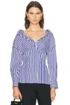Givenchy Open Shirt In Multi
