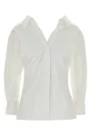 Givenchy Open Shirt In White