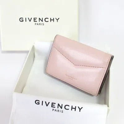 Pre-owned Givenchy Orange Pink Wallet (tri-fold) () In Multi