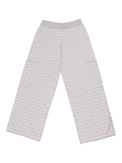 Givenchy Kids Pantalone Tricot In White