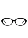 Givenchy Eyewear Oval-frame Glasses In Black