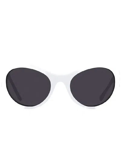 Givenchy Oval-frame Sunglasses In Neutral