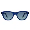 Givenchy Eyewear Oval Frame Sunglasses In Blue