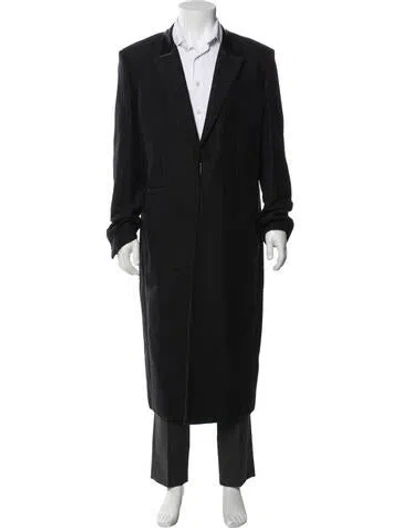 Pre-owned Givenchy Overcoat In Black