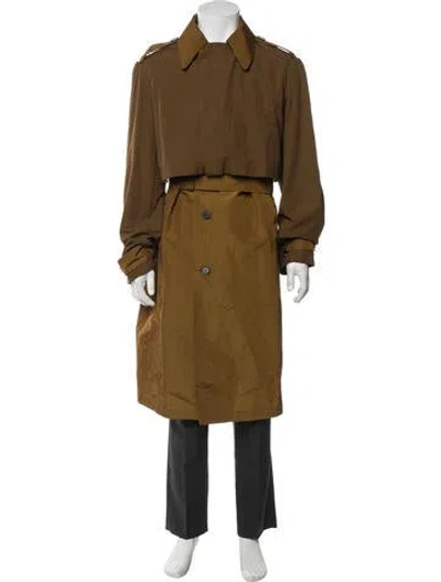 Pre-owned Givenchy Overcoat In Brown