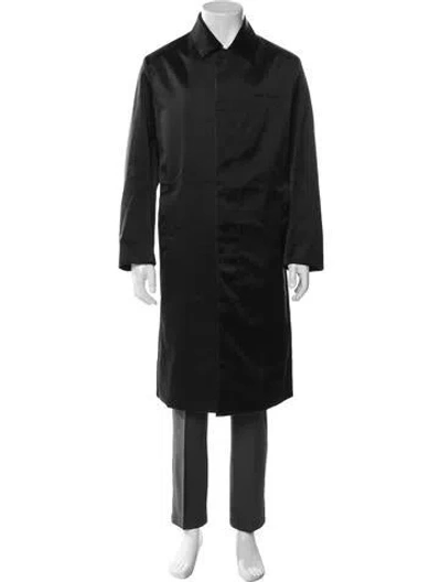 Pre-owned Givenchy Overcoat In Gray