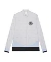 Givenchy Overlapping Effect Long-sleeved Shirt In Gray