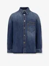 Givenchy Classic Denim Shirt With Button-up Front In Blue