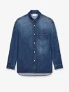 Givenchy Men Overshirt Denim Shirt In Multi