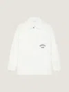 Givenchy Overshirt In Cotton With  Paris Embroidery In White