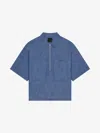 GIVENCHY OVERSHIRT IN DENIM CHAMBRAY
