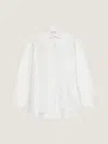 Givenchy Overshirt In Leather In White