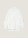 Givenchy Overshirt In Nappa Leather In White