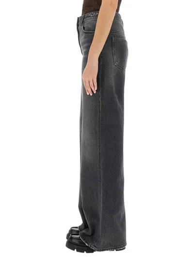 Givenchy Oversize Cotton Jeans In Black