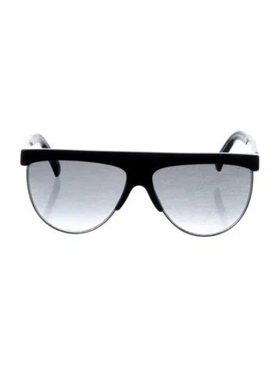 Pre-owned Givenchy Oversize Gradient Sunglasses In Black