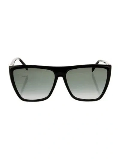 Pre-owned Givenchy Oversize Gradient Sunglasses In Black