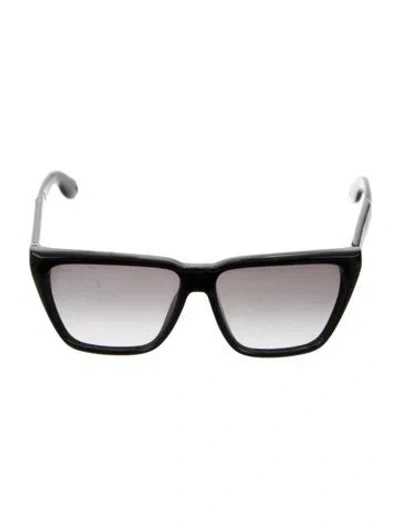 Pre-owned Givenchy Oversize Gradient Sunglasses In Black