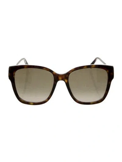 Pre-owned Givenchy Oversize Gradient Sunglasses In Black