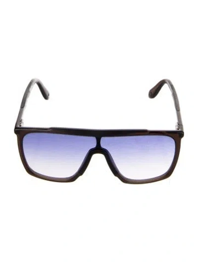 Pre-owned Givenchy Oversize Gradient Sunglasses In Black