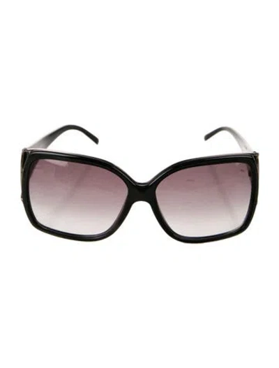 Pre-owned Givenchy Oversize Gradient Sunglasses In Black