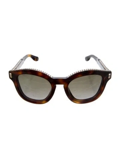 Pre-owned Givenchy Oversize Gradient Sunglasses In Brown