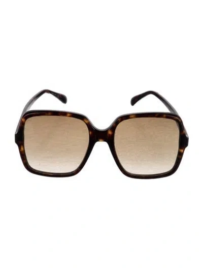 Pre-owned Givenchy Oversize Gradient Sunglasses In Brown