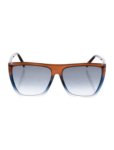 Pre-owned Givenchy Oversize Gradient Sunglasses In Multi