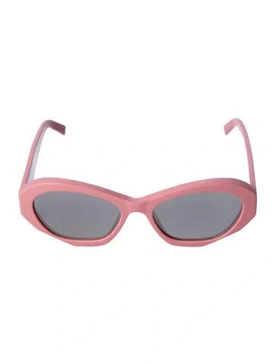 Pre-owned Givenchy Oversize Gradient Sunglasses In Pink