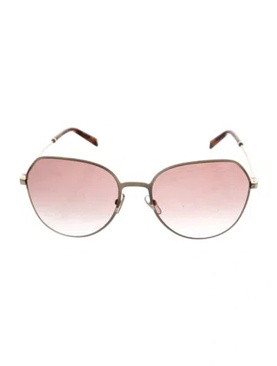 Pre-owned Givenchy Oversize Gradient Sunglasses In Purple