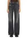 Givenchy High-rise Flared Jeans In Black