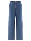 Givenchy Low-waist Oversized Jeans In Blue