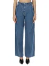 Givenchy Oversize Jeans In Blue