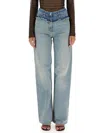Givenchy Jean Droit En Coton In Blue