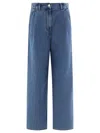 Givenchy Low-waist Oversized Jeans In Light Blue