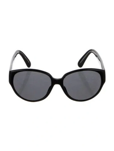 Pre-owned Givenchy Oversize Tinted Sunglasses In Black