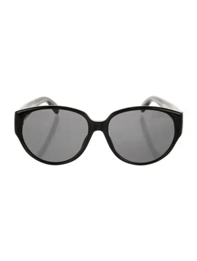 Pre-owned Givenchy Oversize Tinted Sunglasses In Black