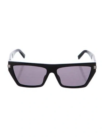 Pre-owned Givenchy Oversize Tinted Sunglasses In Black