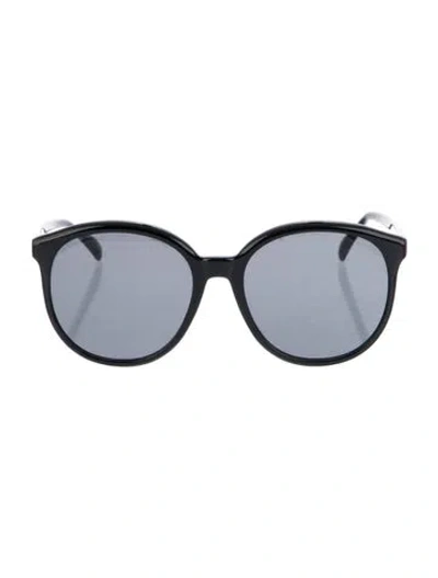 Pre-owned Givenchy Oversize Tinted Sunglasses In Black