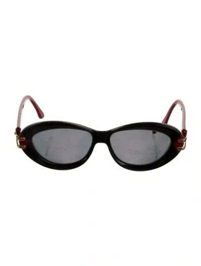 Pre-owned Givenchy Oversize Tinted Sunglasses In Multi